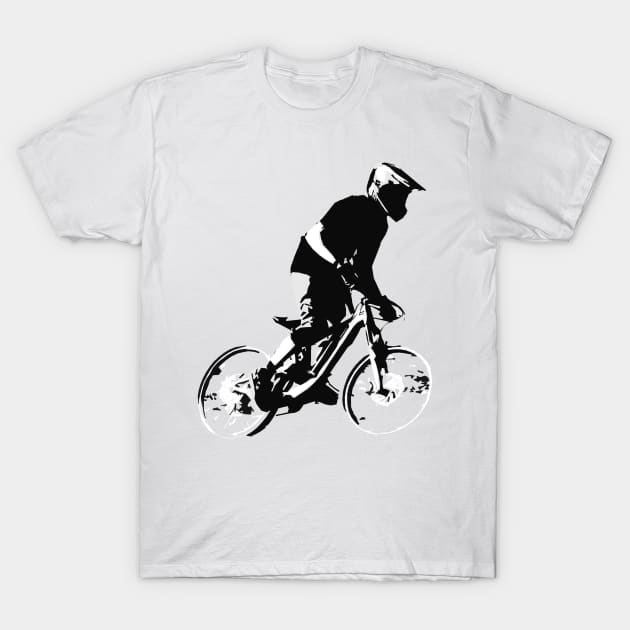 Mountain Biker Racer T-Shirt by Highseller